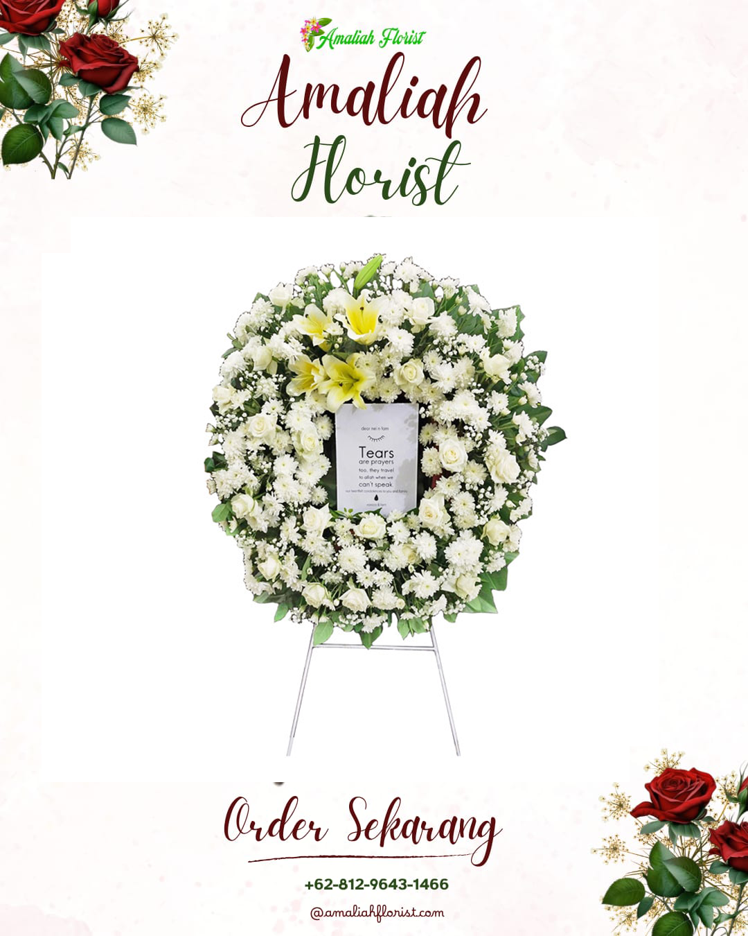 Krans Bunga Duka Warureja